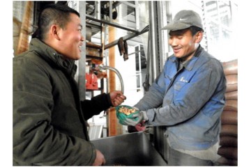 郯城馬頭鎮靠花生米產業已“喚醒”200人脫貧 ()