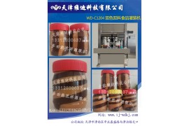 花生巧克力醬食品果醬雙色三色螺旋直花樣灌裝機