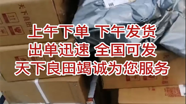 上午下单 下午发货 出单迅速 全国可发 ()